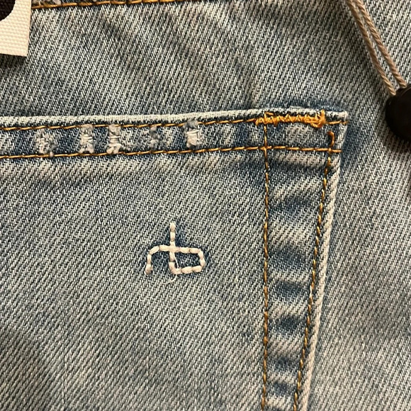 Rag & Bone The Dre Thrasher Boyfriend Light Wash Jeans Size 28 - Picture 8 of 9